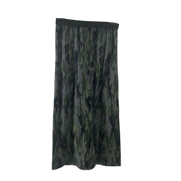 Camouflage Ribbed Midi Skirt Small Camo Wild Fable - Picture 1 of 6